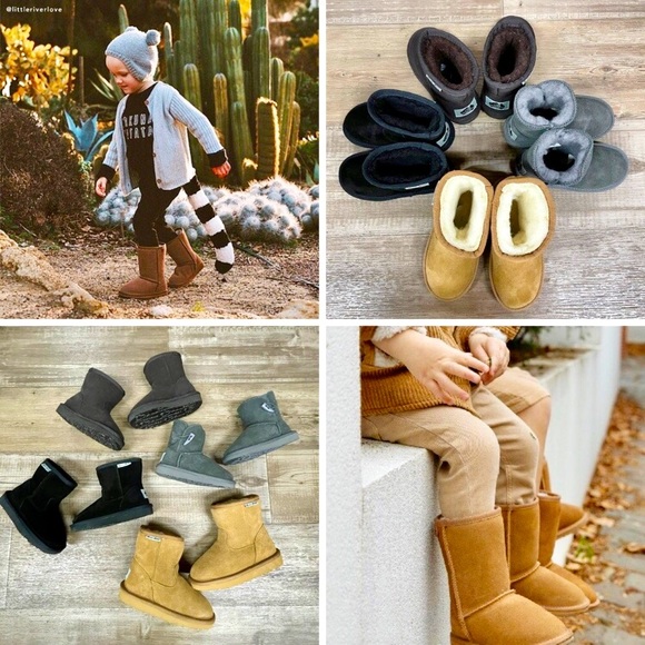 Kids Winter Boots AUSSIE MERINO Booties - Picture 3 of 8